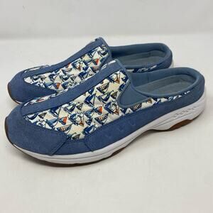 Easy Spirit Traveltime Clogs Blue Shoes Womens Size 11 N